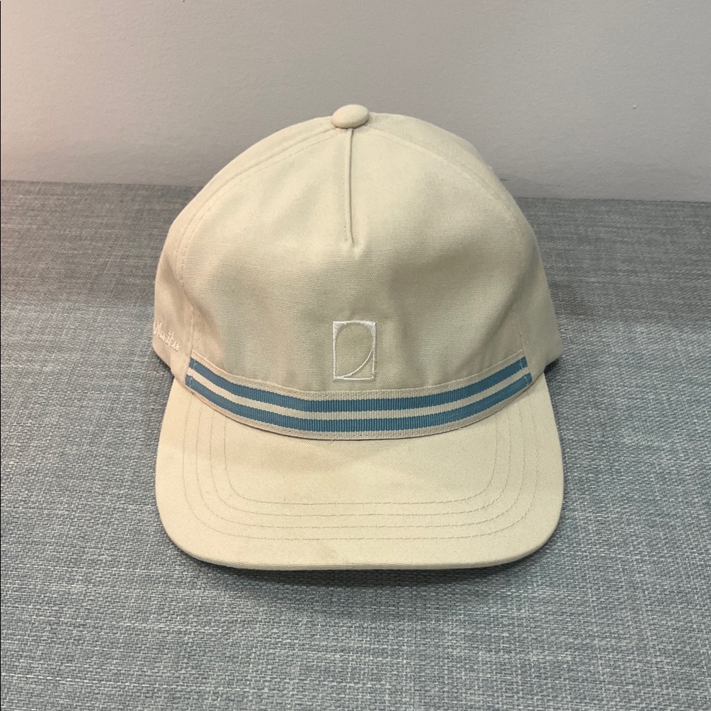 Martha Carlsbad Cream and Blue Men's Cap